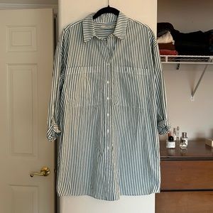 Abercrombie Relaxed Poplin Shirt Dress SP